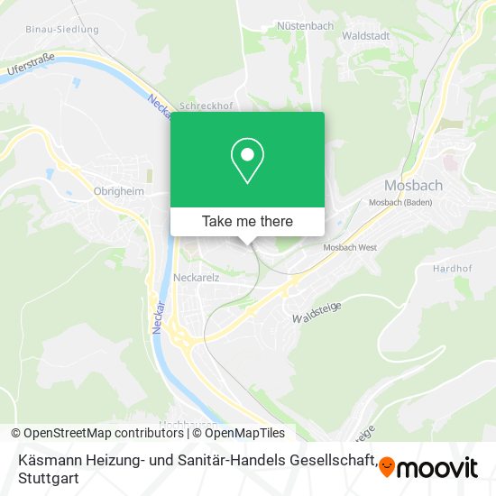 Käsmann Heizung- und Sanitär-Handels Gesellschaft map