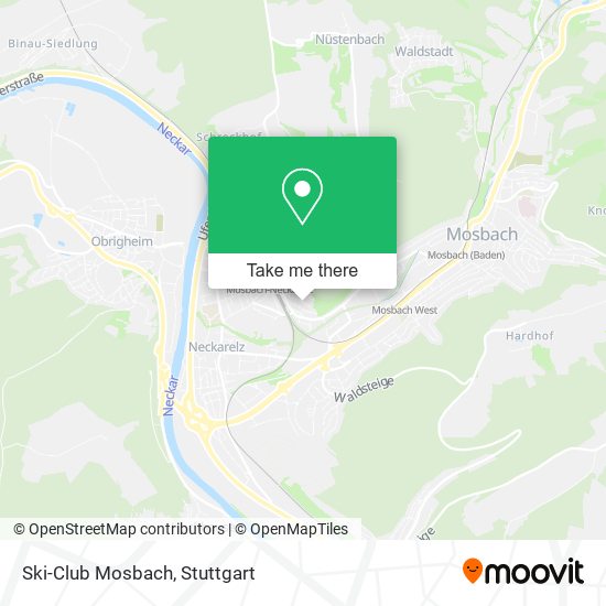 Ski-Club Mosbach map