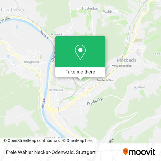 Карта Freie Wähler Neckar-Odenwald