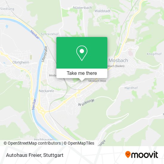 Autohaus Freier map