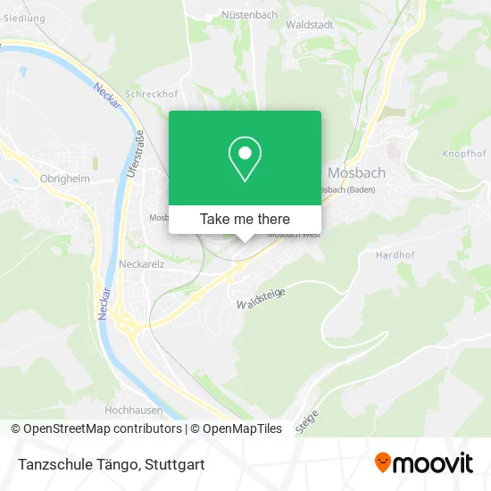 Карта Tanzschule Tängo