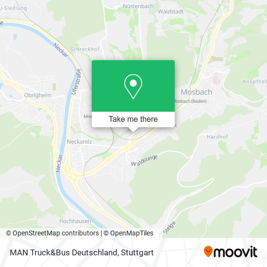Карта MAN Truck&Bus Deutschland