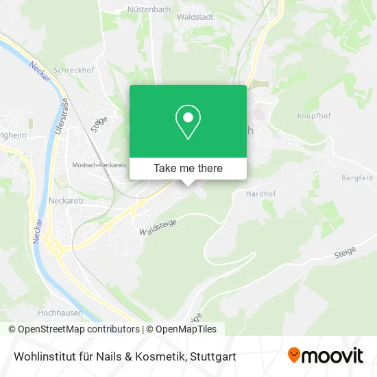 Карта Wohlinstitut für Nails & Kosmetik