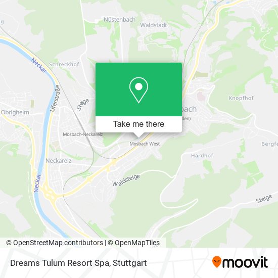 Dreams Tulum Resort Spa map