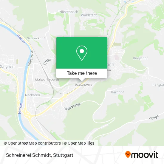 Карта Schreinerei Schmidt