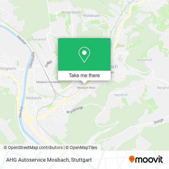 Карта AHG Autoservice Mosbach