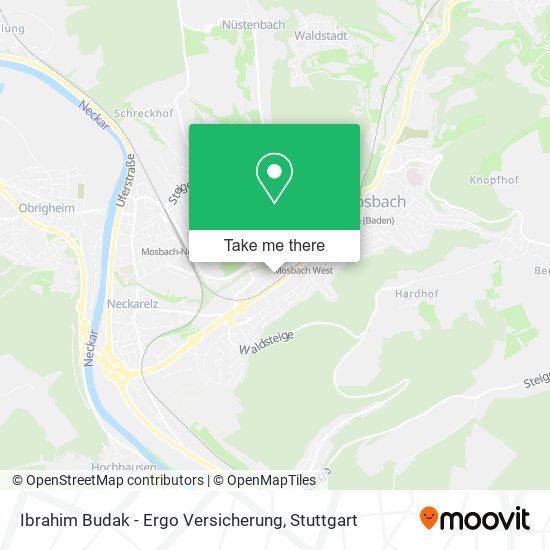 Ibrahim Budak - Ergo Versicherung map