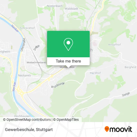 Карта Gewerbeschule