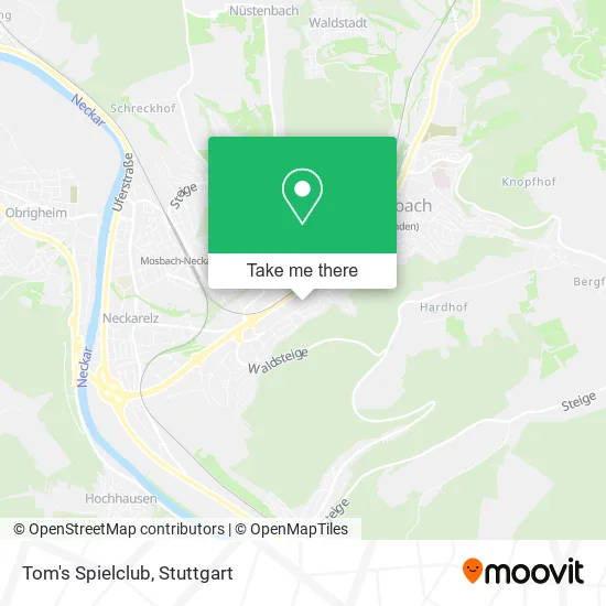 Карта Tom's Spielclub
