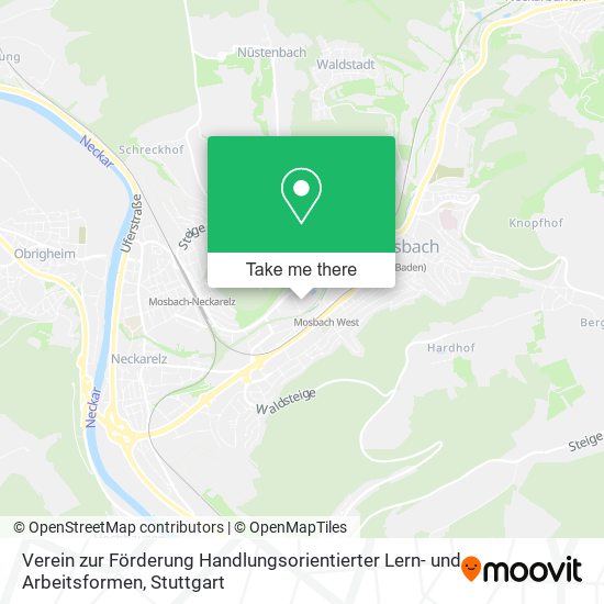 Verein zur Förderung Handlungsorientierter Lern- und Arbeitsformen map