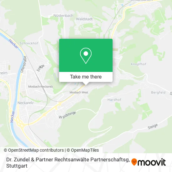 Карта Dr. Zundel & Partner Rechtsanwälte Partnerschaftsg