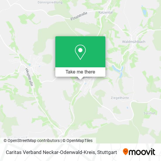 Caritas Verband Neckar-Odenwald-Kreis map