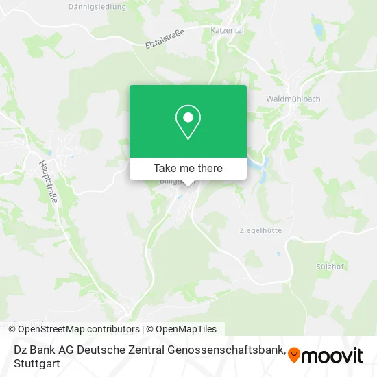 Карта Dz Bank AG Deutsche Zentral Genossenschaftsbank