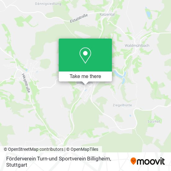 Förderverein Turn-und Sportverein Billigheim map