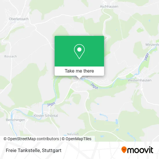 Карта Freie Tankstelle