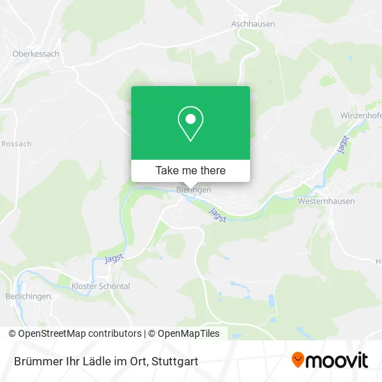 Карта Brümmer Ihr Lädle im Ort