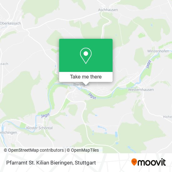 Pfarramt St. Kilian Bieringen map