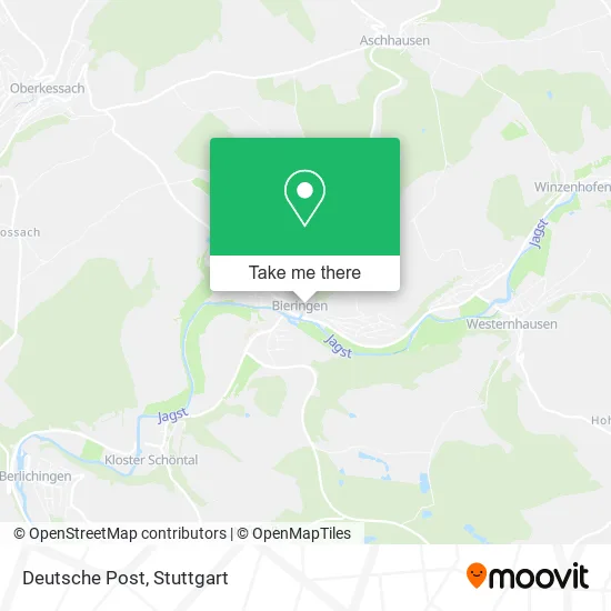 Карта Deutsche Post