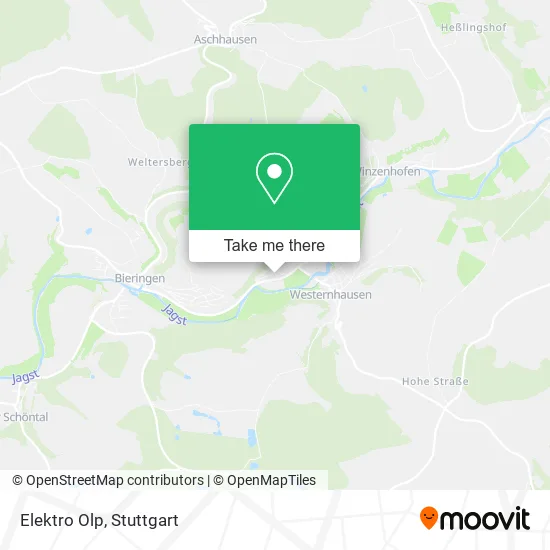 Elektro Olp map