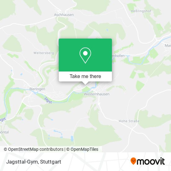 Jagsttal-Gym map