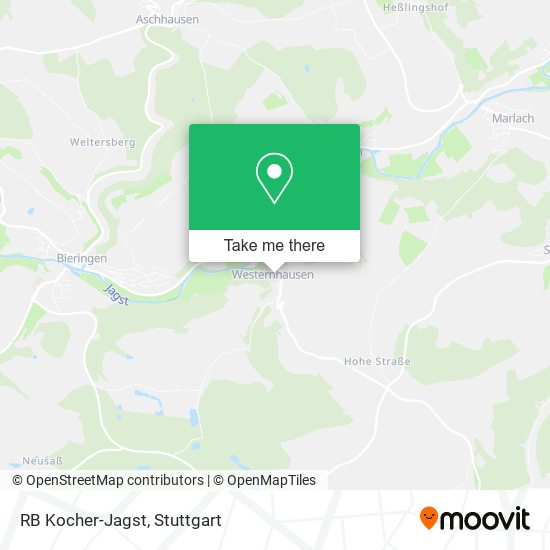 Карта RB Kocher-Jagst
