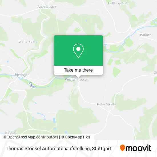 Карта Thomas Stöckel Automatenaufstellung