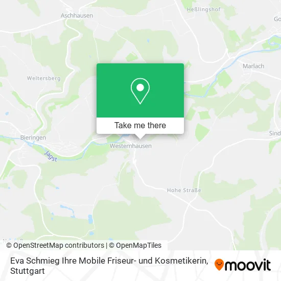 Карта Eva Schmieg Ihre Mobile Friseur- und Kosmetikerin