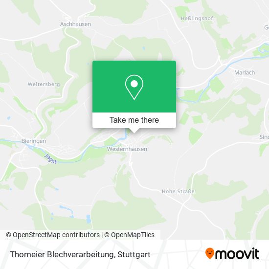 Thomeier Blechverarbeitung map