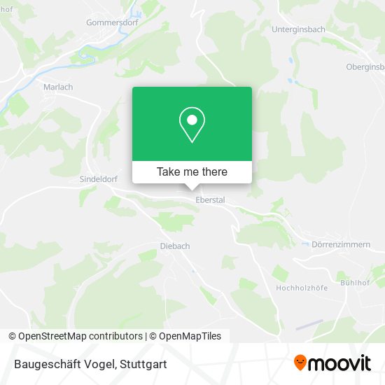 Baugeschäft Vogel map