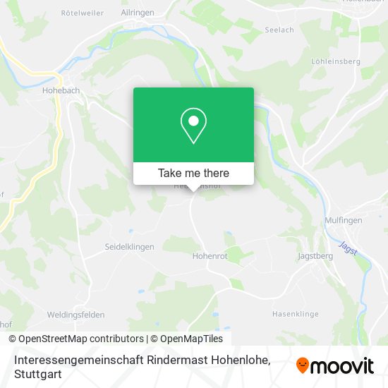 Interessengemeinschaft Rindermast Hohenlohe map