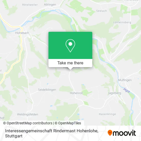 Карта Interessengemeinschaft Rindermast Hohenlohe