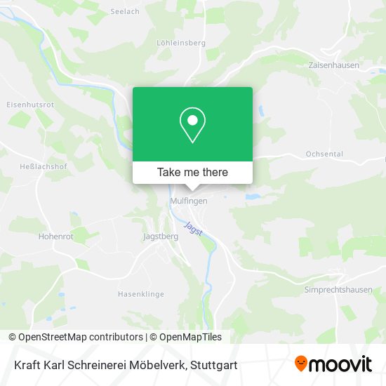 Kraft Karl Schreinerei Möbelverk map