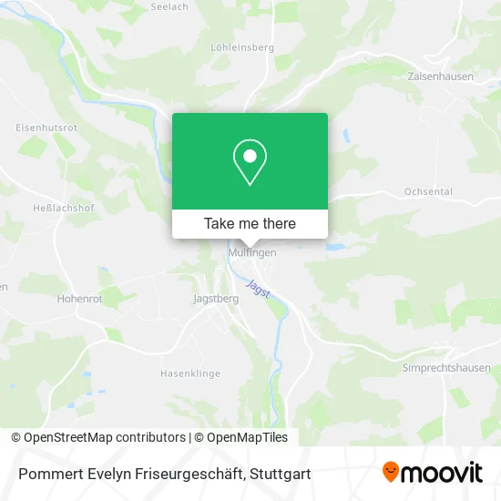 Карта Pommert Evelyn Friseurgeschäft