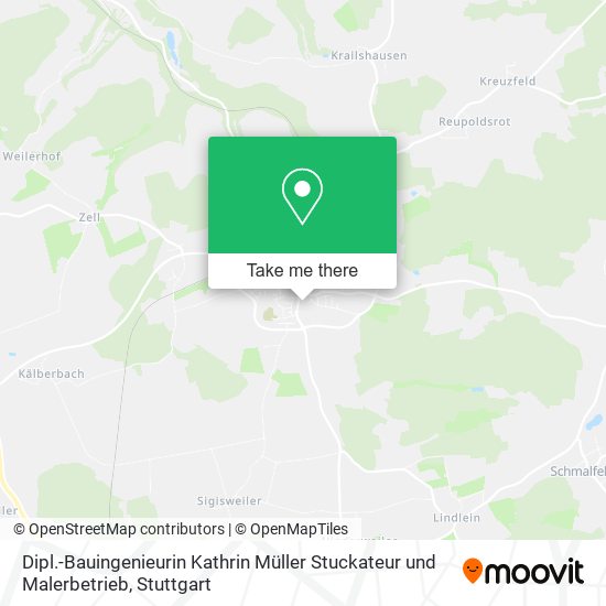 Dipl.-Bauingenieurin Kathrin Müller Stuckateur und Malerbetrieb map