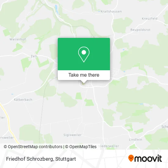 Карта Friedhof Schrozberg