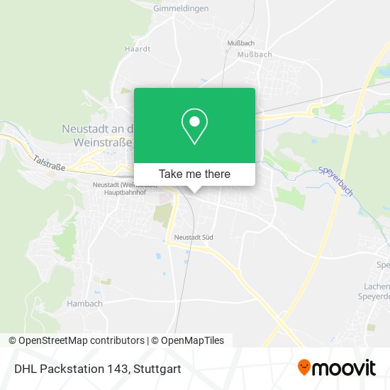 DHL Packstation 143 map