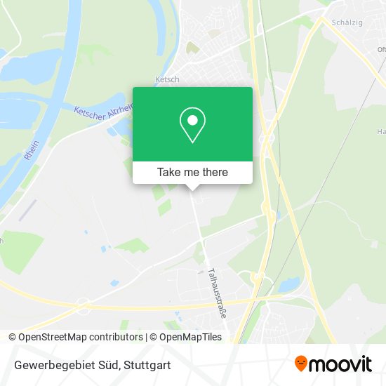 Gewerbegebiet Süd map