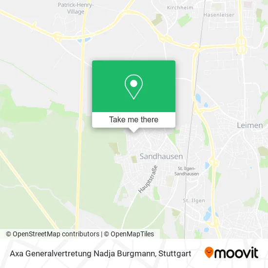 Карта Axa Generalvertretung Nadja Burgmann