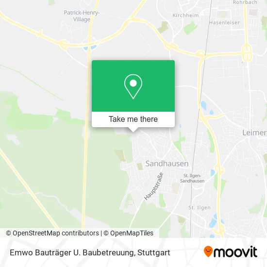 Карта Emwo Bauträger U. Baubetreuung