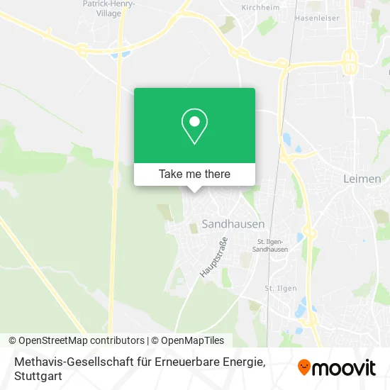 Карта Methavis-Gesellschaft für Erneuerbare Energie