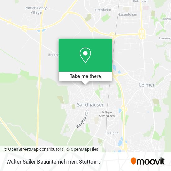 Walter Sailer Bauunternehmen map