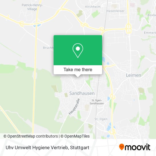 Карта Uhv Umwelt Hygiene Vertrieb
