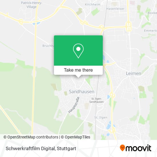Schwerkraftfilm Digital map