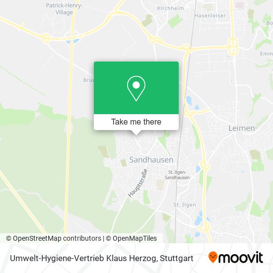 Umwelt-Hygiene-Vertrieb Klaus Herzog map