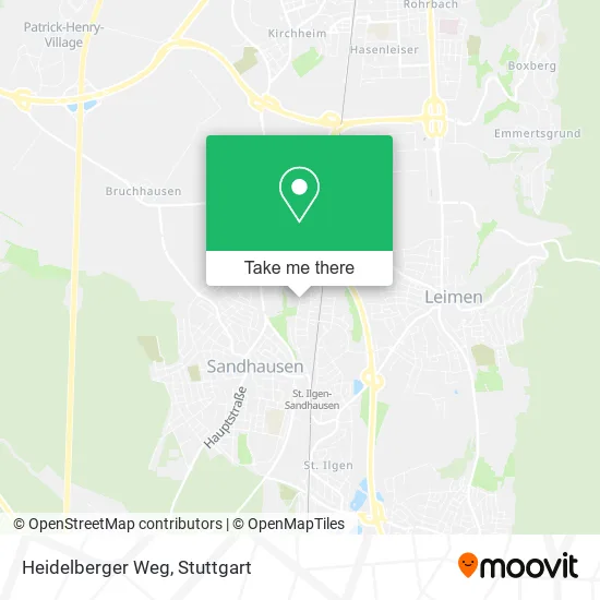 Карта Heidelberger Weg