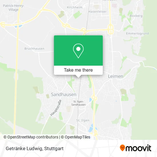 Карта Getränke Ludwig