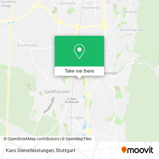 Karo Dienstleistungen map