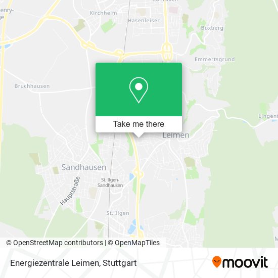 Energiezentrale Leimen map