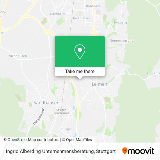 Ingrid Alberding Unternehmensberatung map