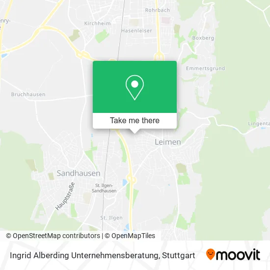 Карта Ingrid Alberding Unternehmensberatung